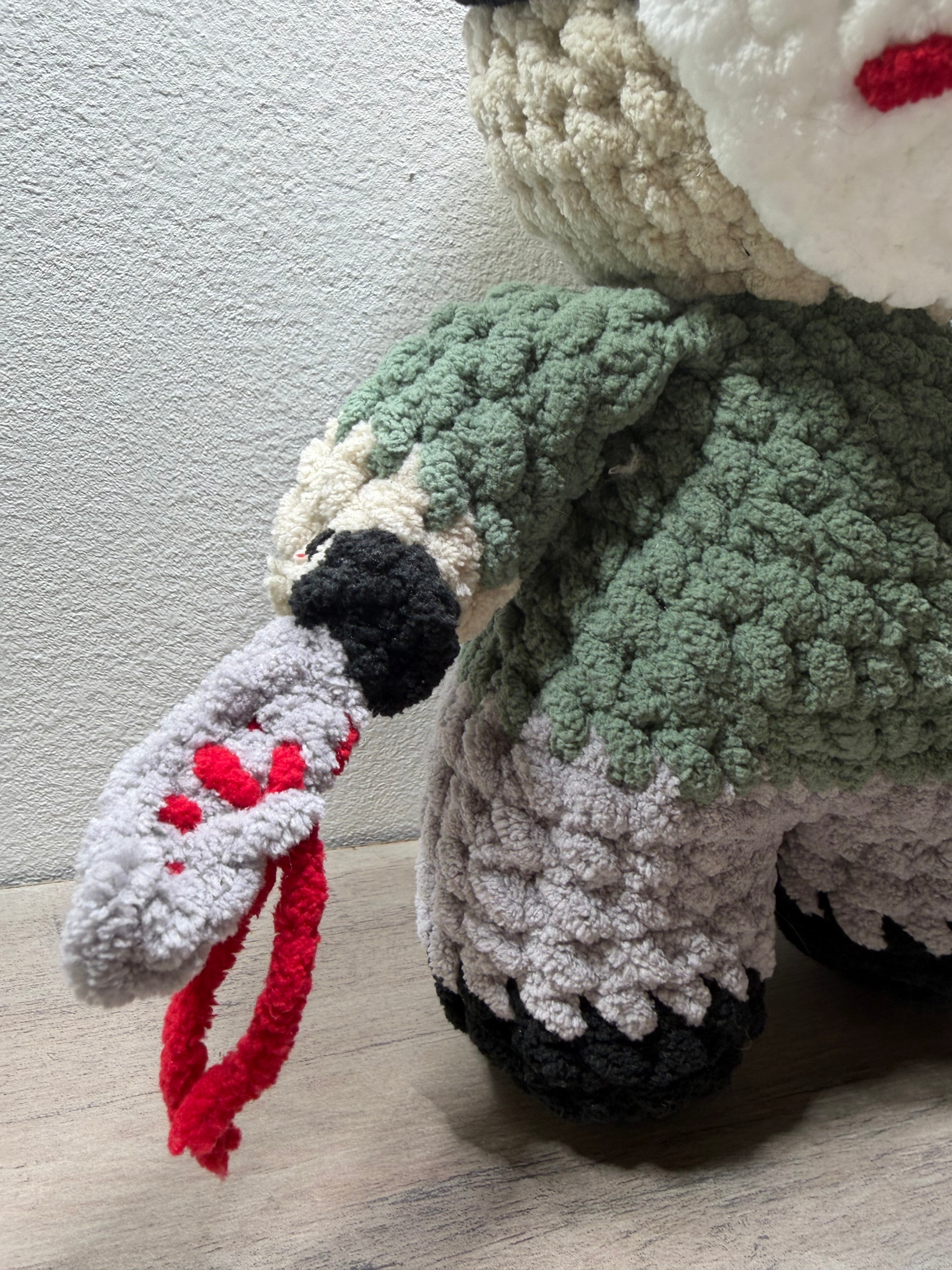 Jason Voorhees Inspired Crochet Plushie