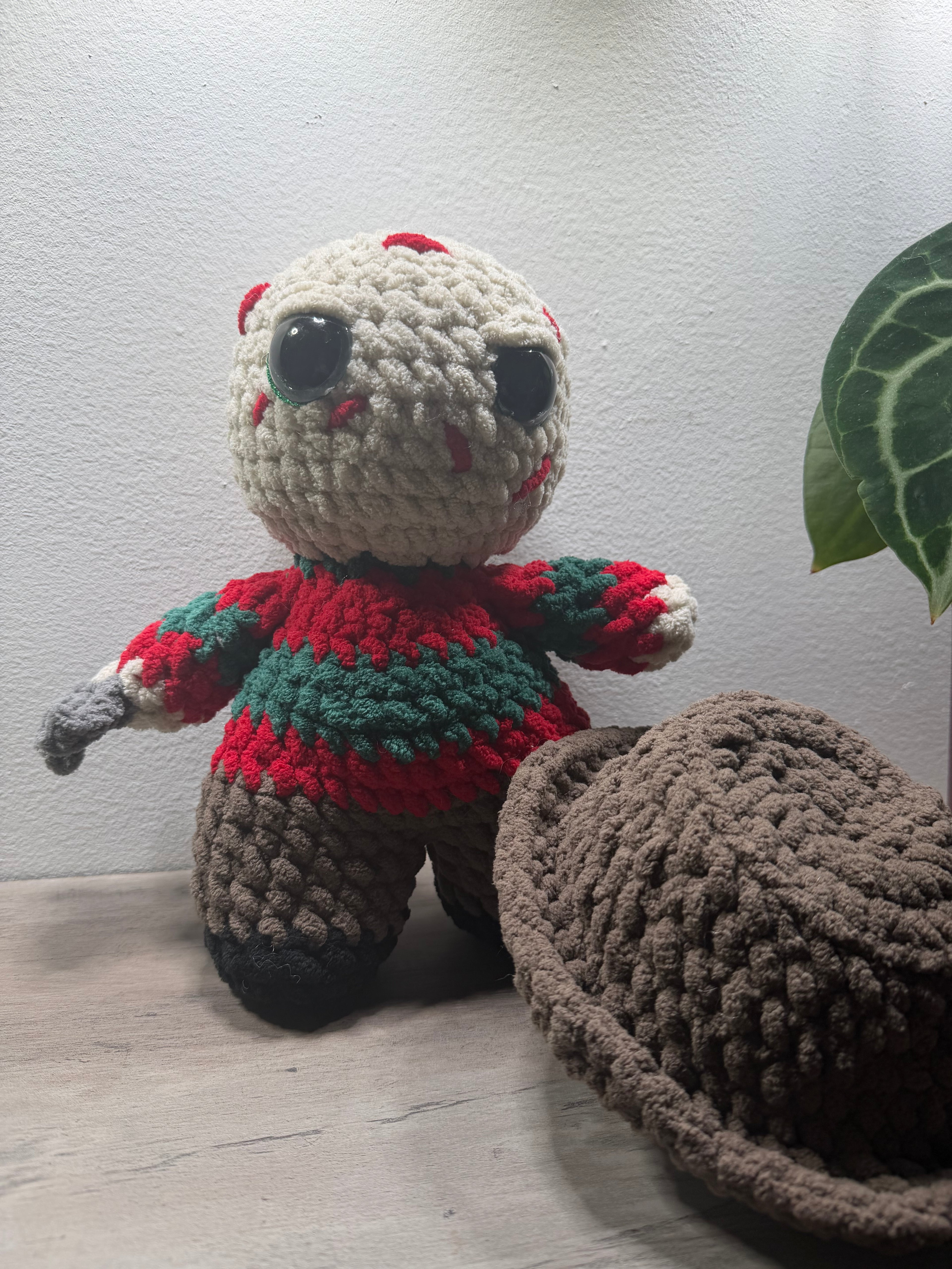 Freddy Krueger Crochet Plushie